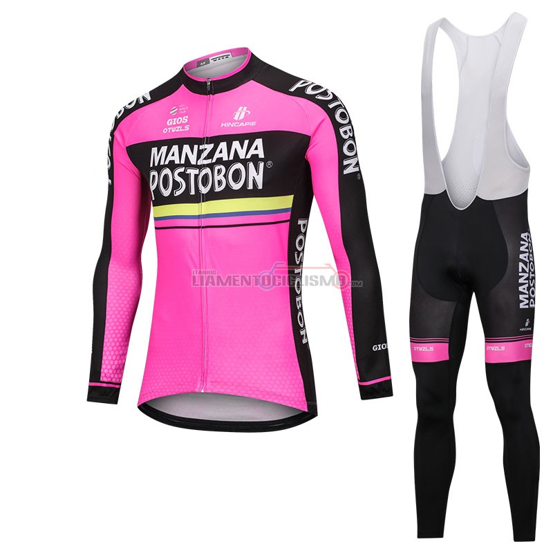 Abbigliamento Ciclismo Manzana Postobon ML 2018 Rosa